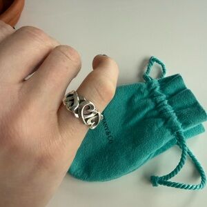 Tiffany & Co. Paloma Picasso Loving Heart Band in Sterling Silver